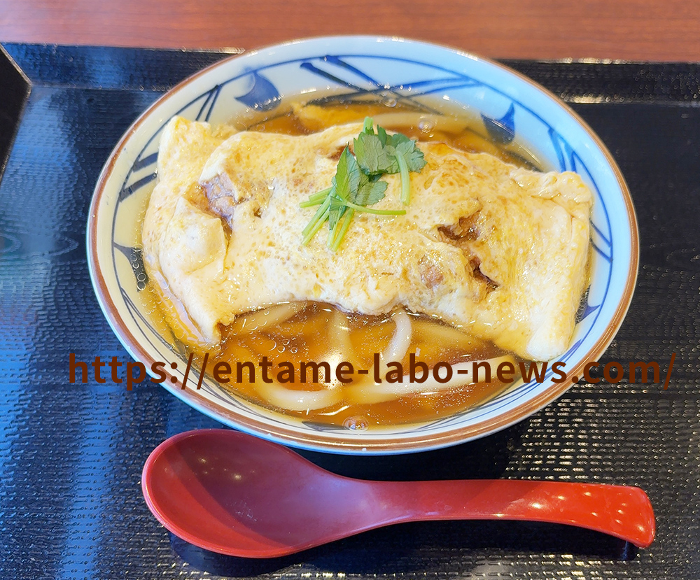 丸亀製麺　だし玉肉づつみうどん
